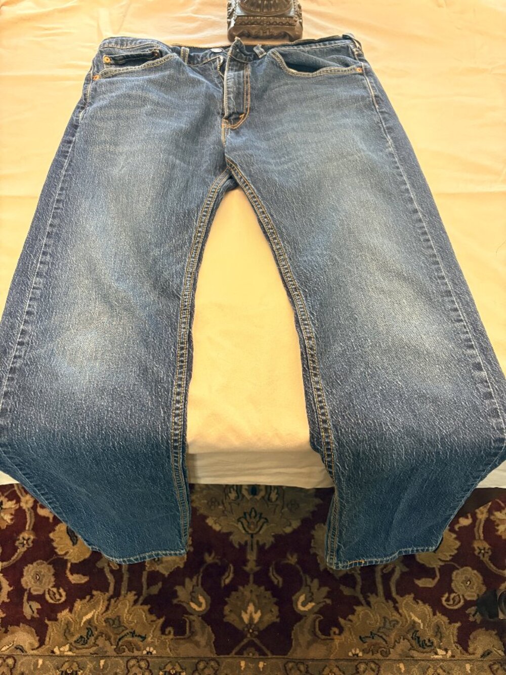 Levis 505 Medium Faded Jeans 34x32